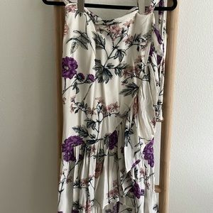 Skylar + Madison wrap midi skirt